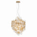 34030-026- Trento 7-Light Chandelier in Antique Gold by Eurofase USA