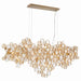 34032-027- Trento 15-Light Chandelier in Antique Gold by Eurofase USA