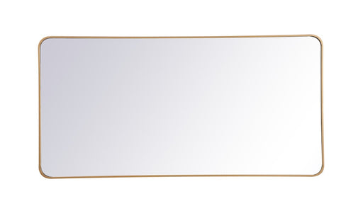 MR803060BR- Evermore Mirror in Brass by Elegant Lighting