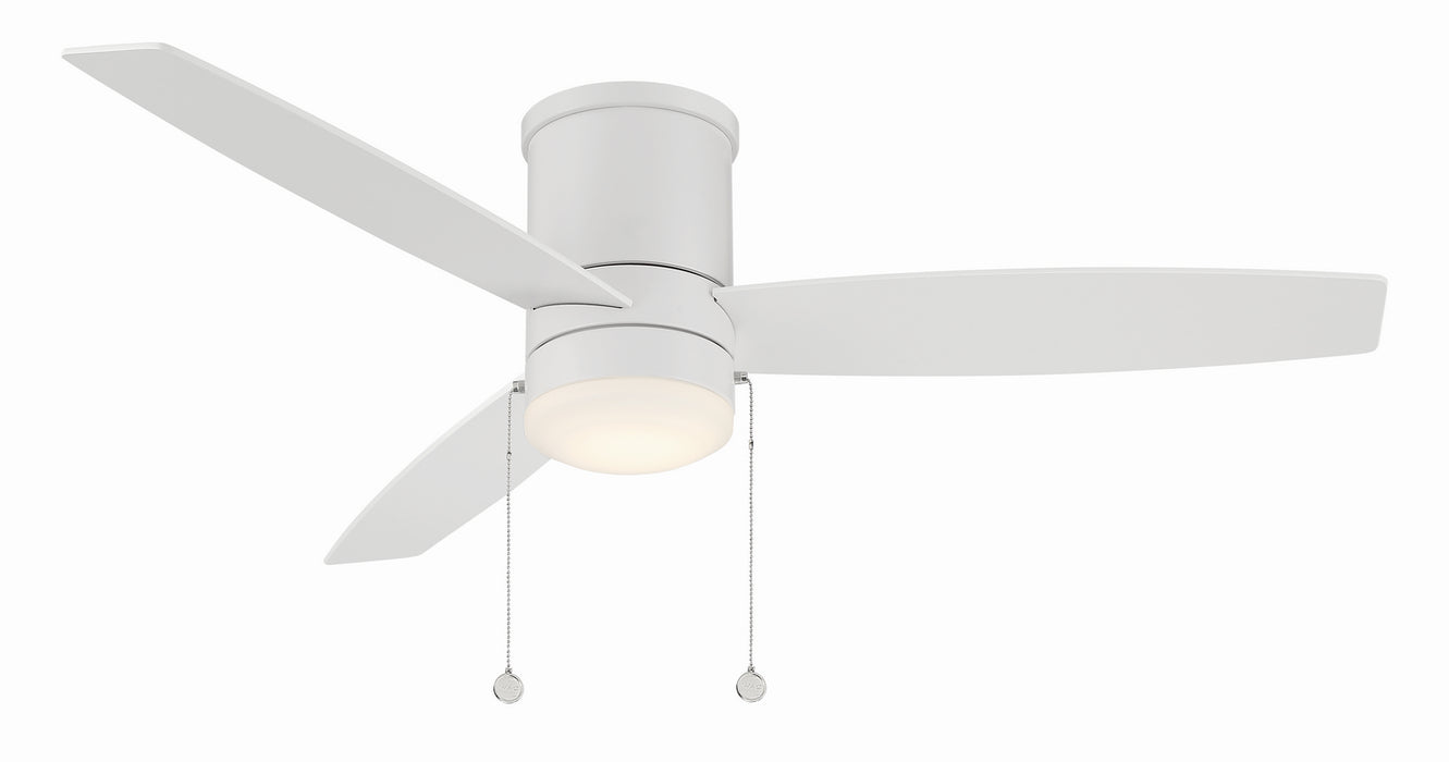 Atlantis Ceiling Fan in Matte White