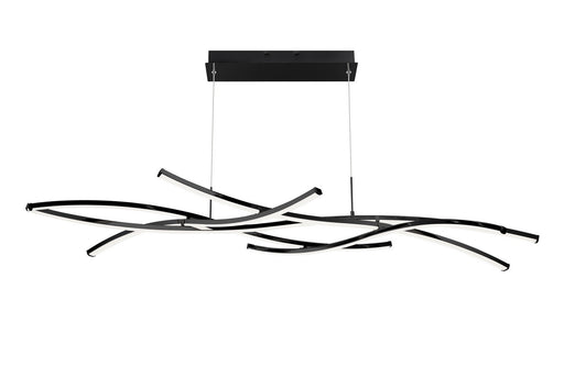 PD-60964-BK - Divergence LED Chandelier in Black by W.A.C. Lighting