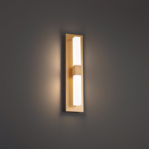 WS-61216-AB - Camelot LED Wall Sconce in Aged Brass by W.A.C. Lighting