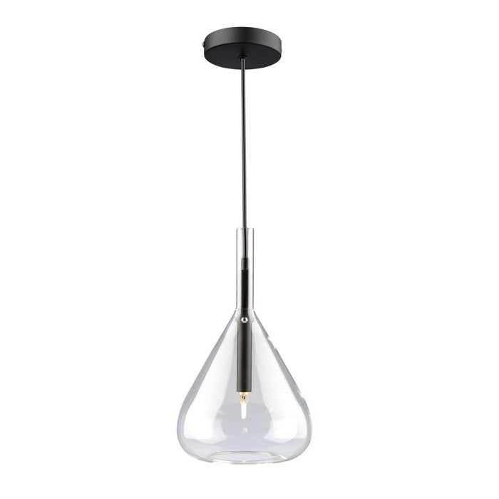 Conic One Light Pendant in Black