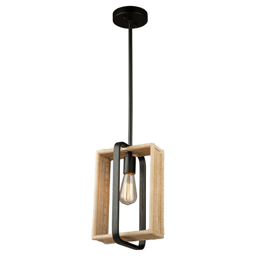 Perris One Light Pendant in Black