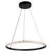 Nova LED Pendant in Black