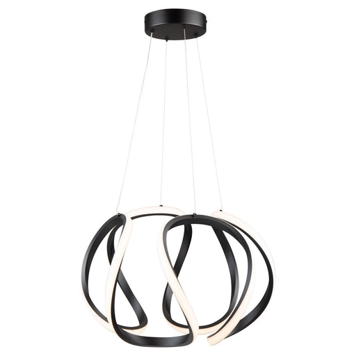 Mira LED Pendant in Black