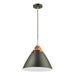 Tote One Light Pendant in Black