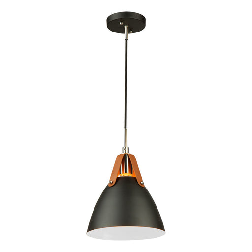 Tote One Light Pendant in Black