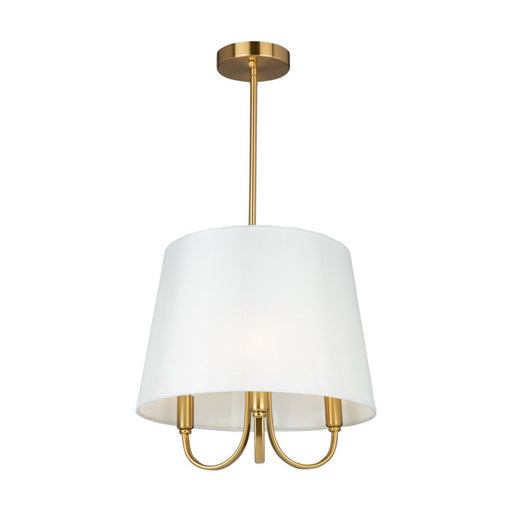 Rhythm Three Light Pendant in Brushed Gold