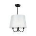 Rhythm Three Light Pendant in Black