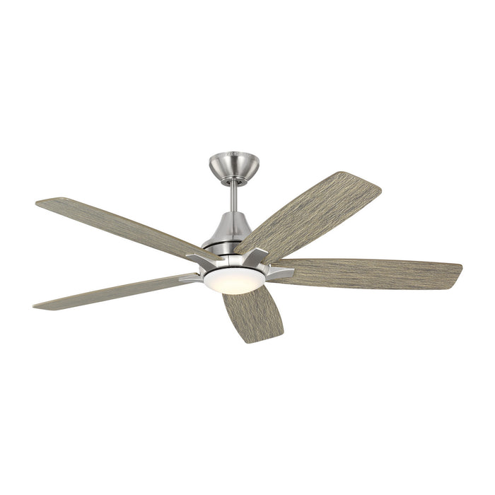 Lowden 52" Ceiling Fan in Brushed Steel