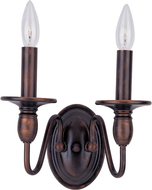 11032OI - Towne 2-Light Wall Sconce in Oil Rubbed Bronze by Maxim Lighting