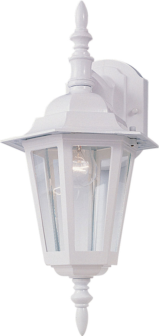 3002CLWT - Builder Cast 1-Light Outdoor Wall Mount in White by Maxim Lighting