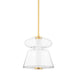 5313-AGB - Palermo LED Pendant in Aged Brass by Hudson Valley