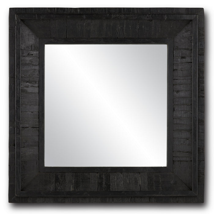 1000-0117- Kanor Mirror in Black/Mirror by Currey and Company