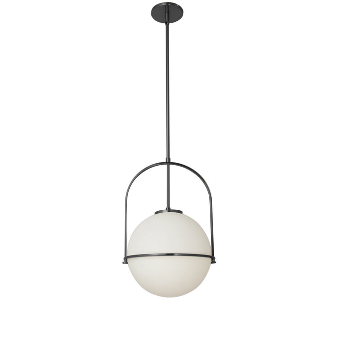 PAO-121P-MB - Paola 1-Light Pendant in Matte Black by Dainolite