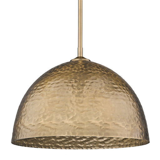 6950-L MBS - Shepard Large Pendant in Modern Brass with Metal shade by Golden Lighting