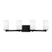 4439104-112 - Hettinger 4-Light Wall & Bath in Midnight Black by Generation Lighting