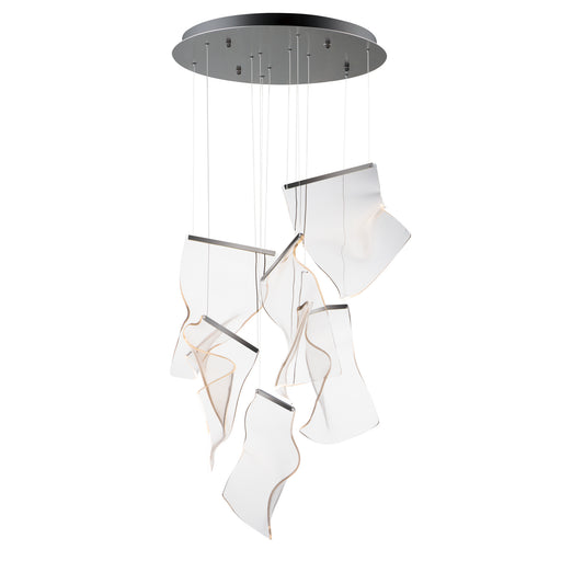 E24875-133BGM- Rinkle LED Pendant in Brushed Gunmetal by ET2