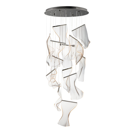 E24877-133BGM- Rinkle LED Pendant in Brushed Gunmetal by ET2