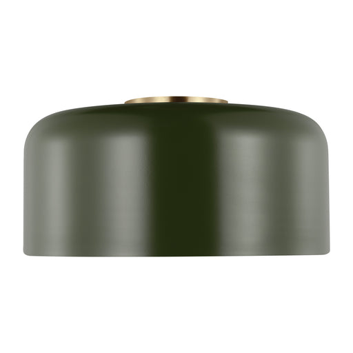 7605401-145 - Malone 1-Light Flush Mount in Olive by Visual Comfort Studio