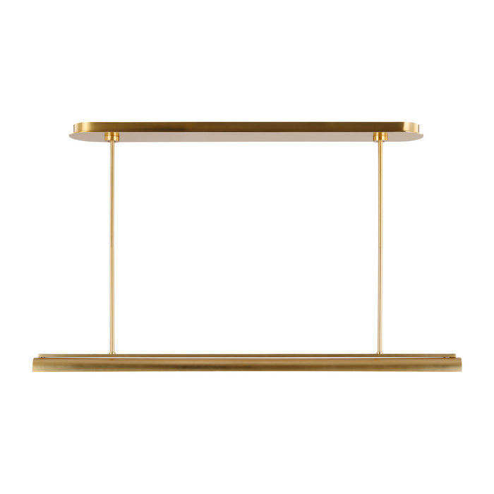 KC1091BBS - Carson LED Linear Chandelier in Burnished Brass by Visual Comfort Studio