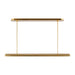 KC1091BBS - Carson LED Linear Chandelier in Burnished Brass by Visual Comfort Studio