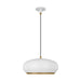 Clasica One Light Pendant in Matte White