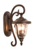 9001BB- Gothic Santa Barbara Outdoor 2-Light Small Wall Bracket in Burnished Bronze by Kalco