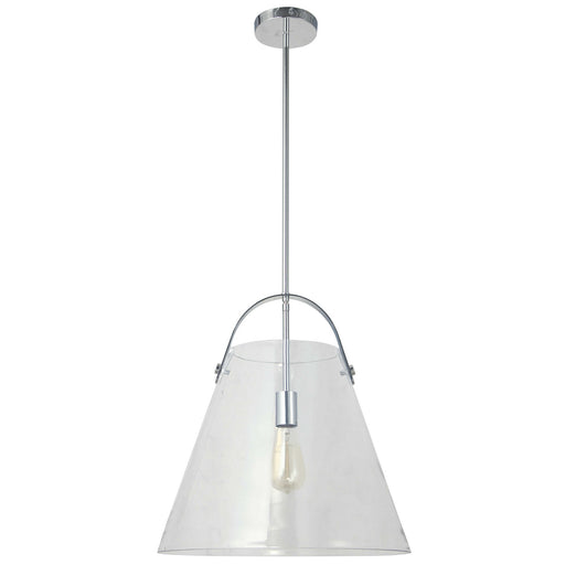 871-171P-PC- Polly 1-Light Pendant in Clear by Dainolite