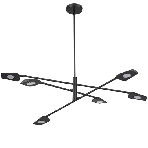 CAR-4030LEDC-MB- Cari LED Chandelier in Matte Black by Dainolite