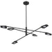 CAR-4030LEDC-MB- Cari LED Chandelier in Matte Black by Dainolite