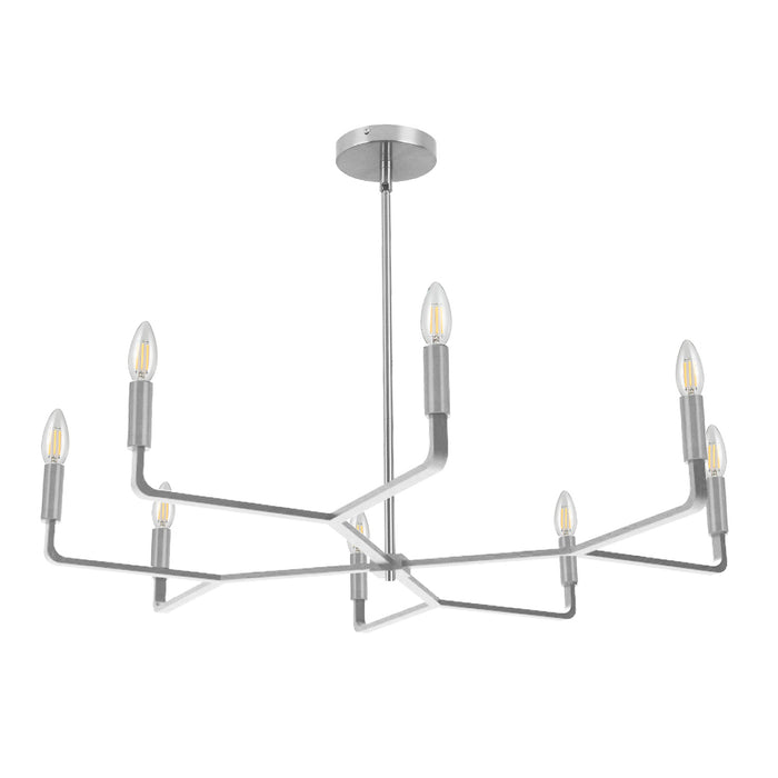 CLT-328-PC- Colette 8-Light Chandelier in Polished Chrome by Dainolite