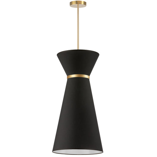 CTN-141P-AGB-797- Caterine 1-Light Pendant in Black by Dainolite