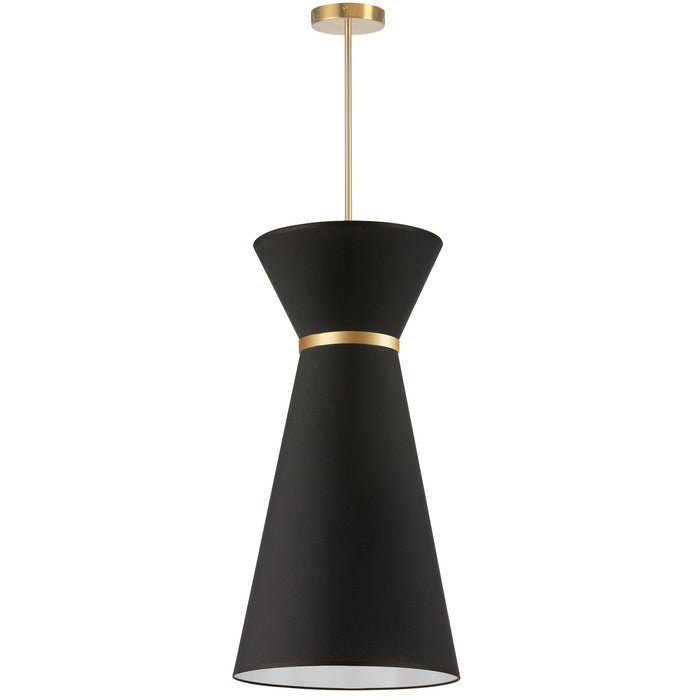 CTN-141P-AGB-797- Caterine 1-Light Pendant in Black by Dainolite