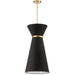 CTN-141P-AGB-797- Caterine 1-Light Pendant in Black by Dainolite