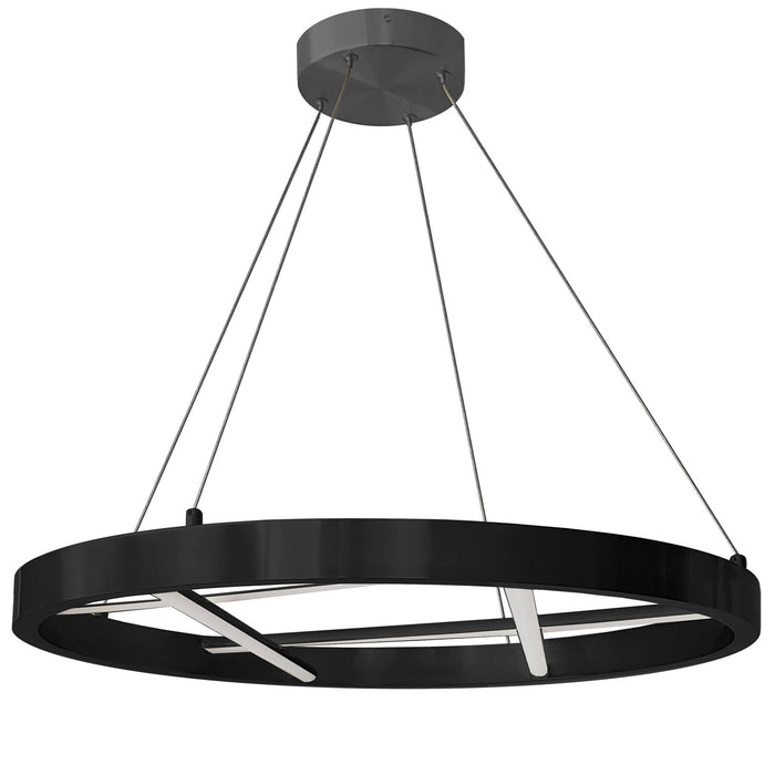 DNT-2440LEDC-MB- Dante LED Pendant in matte Black by Dainolite