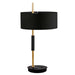 FTG-261T-MB-AGB-BK- Fitzgerald 1-Light Table Lamp in Aged Brass by Dainolite