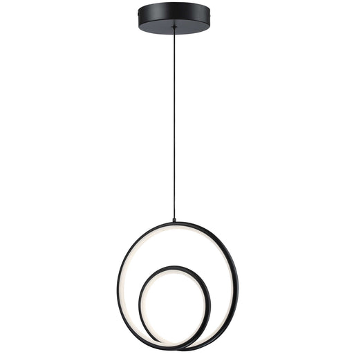 GBL-1222LEDP-MB- Gabriel LED Pendant in Matte Black by Dainolite