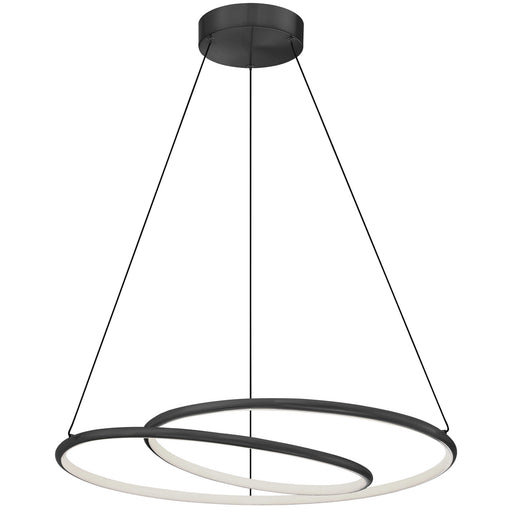 GBL-2438LEDC-MB- Gabriel LED Chandelier in Matte Black by Dainolite