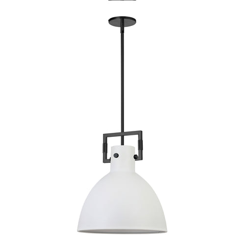 LBY-141P-MW-MB- Liberty 1-Light Pendant in Matte White by Dainolite