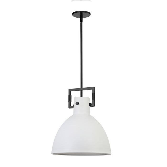 LBY-141P-MW-MB- Liberty 1-Light Pendant in Matte White by Dainolite