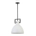 LBY-141P-MW-MB- Liberty 1-Light Pendant in Matte White by Dainolite