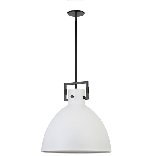 LBY-201P-MW-MB- Liberty 1-Light Pendant in Matte White by Dainolite