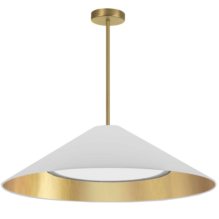 PAD-2630P-AGB-692- Padme LED Pendant in White by Dainolite