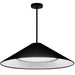 PAD-2630P-MB-797- Padme LED Pendant in Black by Dainolite