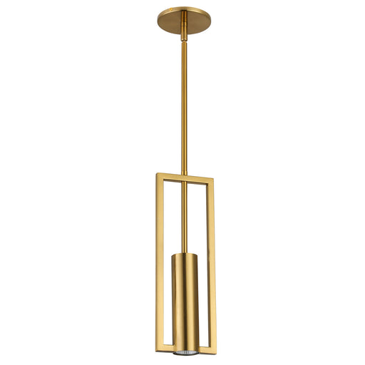 PLN-151P-AGB- Pauline 1-Light Pendant in Aged Brass by Dainolite