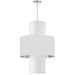 POA-224P-PC-691-790- Patrona 4-Light Pendant in White by Dainolite