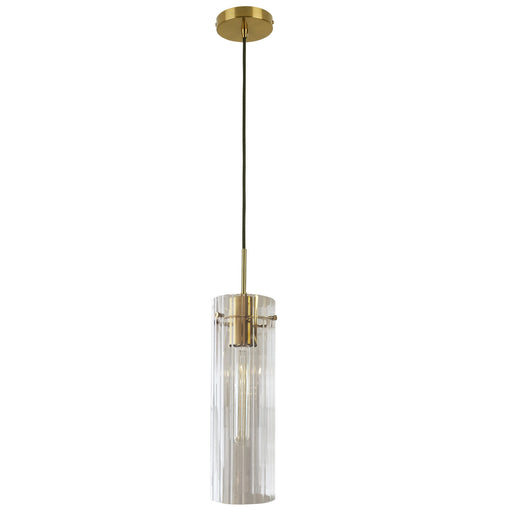 PTA-51P-CFF-AGB- Patia 1-Light Pendant in Clear by Dainolite