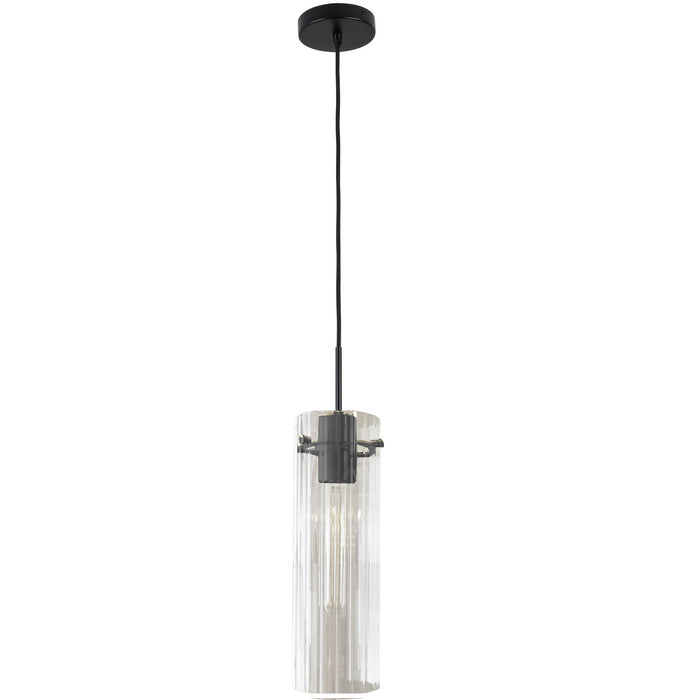 PTA-51P-CFF-MB- Patia 1-Light Pendant in Clear by Dainolite